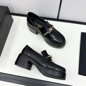 샤넬 CHANEL 여성 플랫폼 로퍼