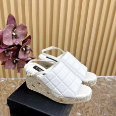 샤넬 CHANEL 여성 웨지힐 슬링백