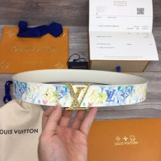 루이비통 LOUIS VUITTON 남성 양면 벨트