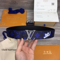 루이비통 LOUIS VUITTON 남성 양면 벨트