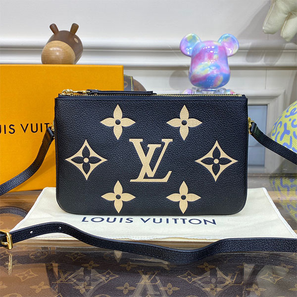 [LOUIS VUITTON-루이비통] 더블 집 포쉐트