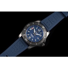 [BREITLING-브라이틀링] 슈퍼오션 블루 러버밴드 46mm