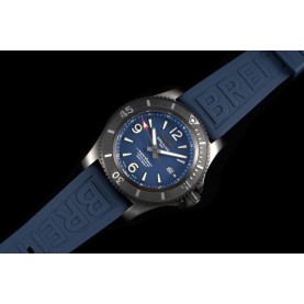 [BREITLING-브라이틀링] 슈퍼오션 블루 러버밴드 46mm