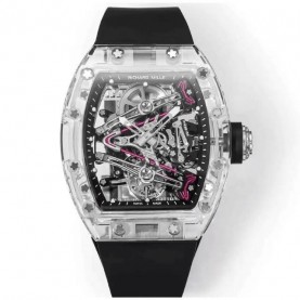 [Richard Mille-리차드 밀] RM 38-02  41mm 투르비용 부바 왓슨 화이트 크리스탈 케이스