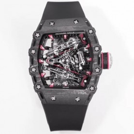 [Richard Mille-리차드밀] RM 38-02 41mm 투르비용 부바 왓슨 블랙 카본 케이스
