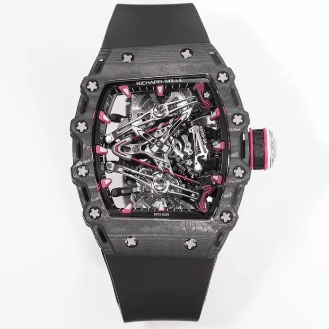 [Richard Mille-리차드밀] RM 38-02 41mm 투르비용 부바 왓슨 블랙 카본 케이스