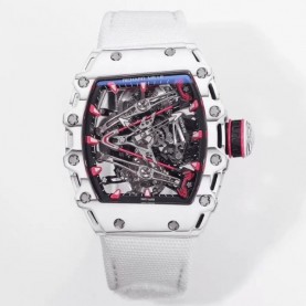 [Richard Mille-리차드밀] RM 38-02 41mm 투르비용 부바 왓슨 화이트 카본 케이스