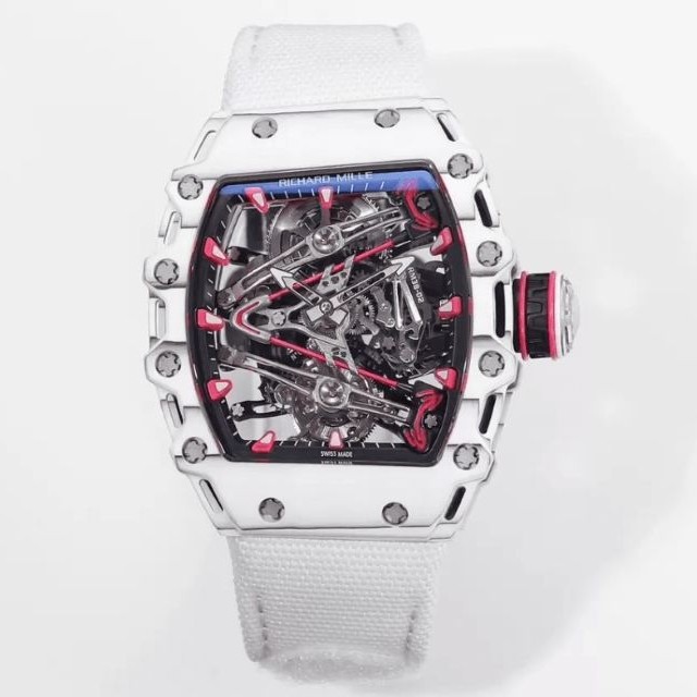 [Richard Mille-리차드밀] RM 38-02 41mm 투르비용 부바 왓슨 화이트 카본 케이스