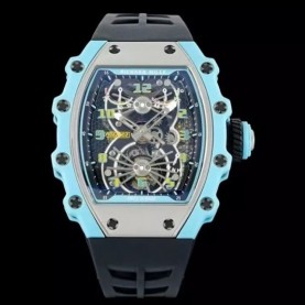 [Richard Mille-리차드밀] RM21-02 43mm 뚜르비용 에어로다인 블랙 러버밴드