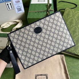 [GUCCI-구찌] 인터로킹 G 파우치