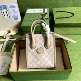[GUCCI-구찌] 인터로킹 G 미니 토트백