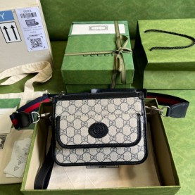 [GUCCI-구찌] 인터로킹 G 메신저백