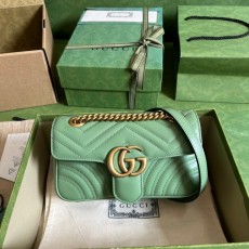 [GUCCI-구찌] GG 마몽 마틀라세 미니백