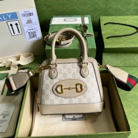 [GUCCI-구찌] 홀스빗 1955 미니 탑핸들백