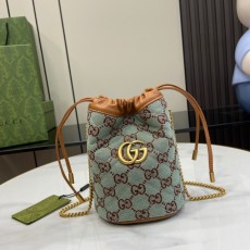 [GUCCI-구찌] GG 수퍼 미니 버킷백