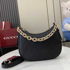[GUCCI-구찌] GG 엠블럼 스몰 숄더백