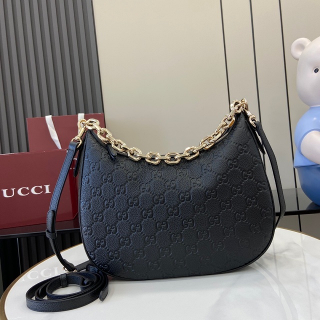 [GUCCI-구찌] GG 엠블럼 미디엄 숄더백