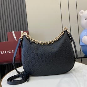 [GUCCI-구찌] GG 엠블럼 미디엄 숄더백