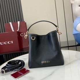 [GUCCI-구찌] GG 엠블럼 미니 버킷백