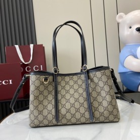[GUCCI-구찌] GG 엠블럼 스몰 토트백