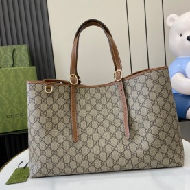 [GUCCI-구찌] GG 엠블럼 미디엄 숄더백