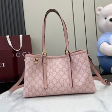 [GUCCI-구찌] GG 엠블럼 스몰 토트백