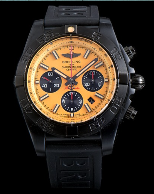 [BREITLING-브라이틀링] 크로노맷 44 블랙스틸  오토매틱  MB0111C3I531262