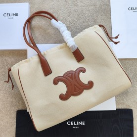 [CELINE-셀린느] 퀴르 트리오페 드로우스트링 카바스