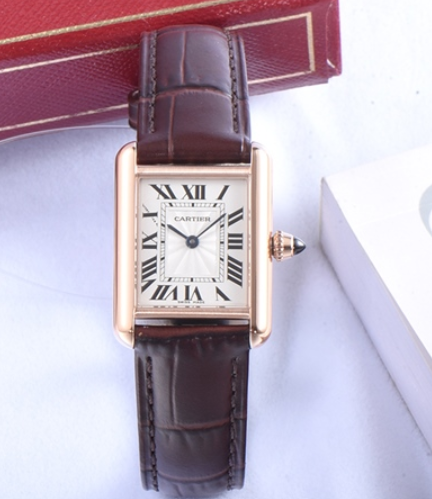 [Cartier-까르띠에] Tank Louis 탱크 루이 쿼츠 	 WGTA0010
