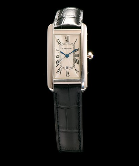 [Cartier-까르띠에] Tank Americaine -탱크 아메리칸  쿼츠