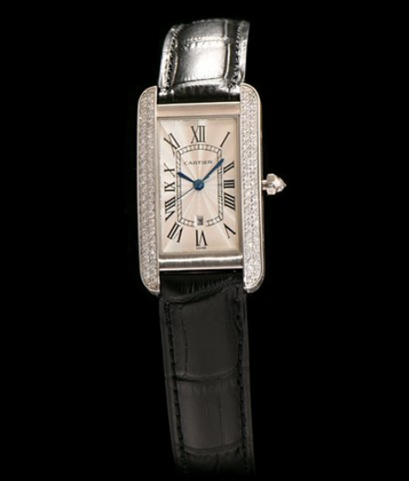 [Cartier-까르띠에] Tank Americaine -탱크 아메리칸  쿼츠