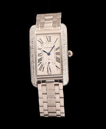 [Cartier-까르띠에] Tank Americaine -탱크 아메리칸  쿼츠