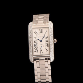 [Cartier-까르띠에] Tank Americaine -탱크 아메리칸  쿼츠
