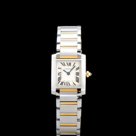 [Cartier-까르띠에] Tank Francaise-탱크  쿼츠     W51007Q4