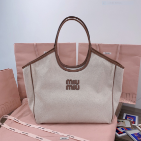 [MIUMIU-미우미우] 아이비 카네테 패브릭백