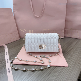 [MIUMIU-미우미우] 크리스탈 나파 미니백