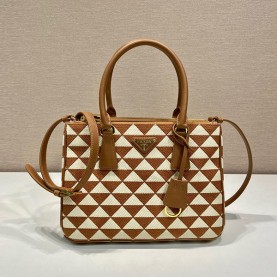 [PRADA-프라다] 갤러리아 자카드 토트백