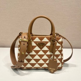 [PRADA-프라다] 갤러리아 자카드 토트백 미니