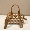 [PRADA-프라다] 갤러리아 자카드 탑핸들백