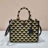 [PRADA-프라다] 심볼 자카드 핸드백 스몰