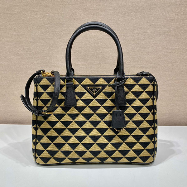 [PRADA-프라다] 갤러리아 자카드 토트백