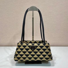 [PRADA-프라다] 자카드 숄더백
