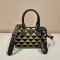 [PRADA-프라다] 갤러리아 자카드 탑핸들백