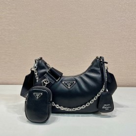 [PRADA-프라다] 리에디션 가죽 숄더백