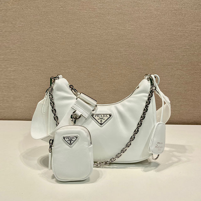 [PRADA-프라다] 리에디션 가죽 숄더백