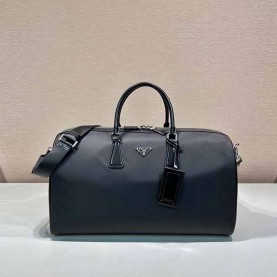 [PRADA-프라다] 리나일론 및 가죽 더플백