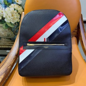 [THOM BROWNE-톰브라운] 페블 레더 백팩