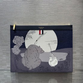 [THOM BROWNE-톰브라운] 캐비어 클러치 미듐