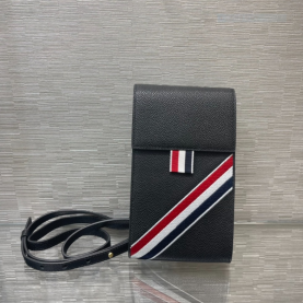 [THOM BROWNE-톰브라운] 페블 폰 홀더백