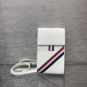 [THOM BROWNE-톰브라운] 페블 폰 홀더백